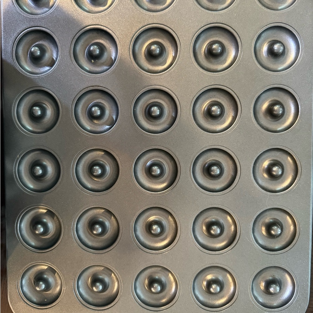 Wilton Non-Stick Mini Donut Baking Pan - Black